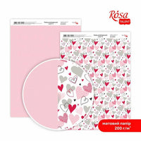 Papiere na scrapbooking Love A4 – No. 6
