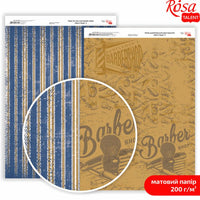Papiere na scrapbooking Mens Style A4 – No. 2