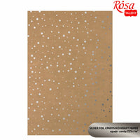 Papiere na scrapbooking s metalickými prvkami A4