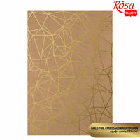 Papiere na scrapbooking s metalickými prvkami A4