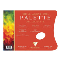 Papierová maliarska paleta Clairefontaine 90 g/m2 - 24 x 32 cm, 40 listov