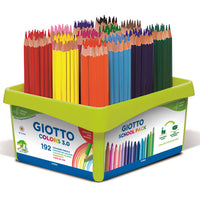 Pastelky GIOTTO Colors 3.0 šesťhranné - školské balenie 192 ks