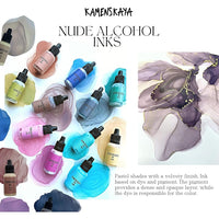 Pastelový alkoholový atrament Kamenskaya Nude 15ml | rôzne odtiene — obrázok 2