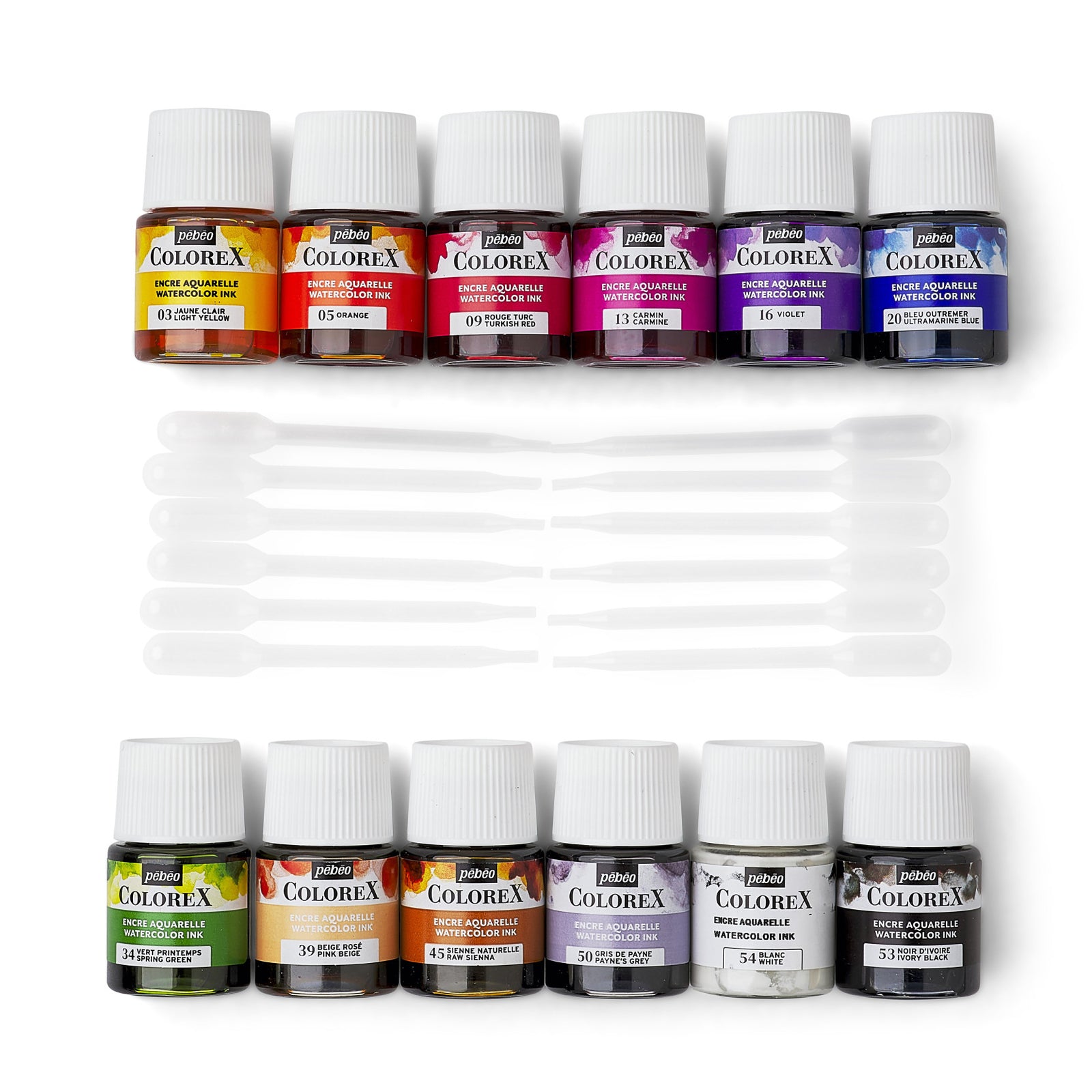 Pebeo Colorex sada akvarelových farieb 12 x 20 ml