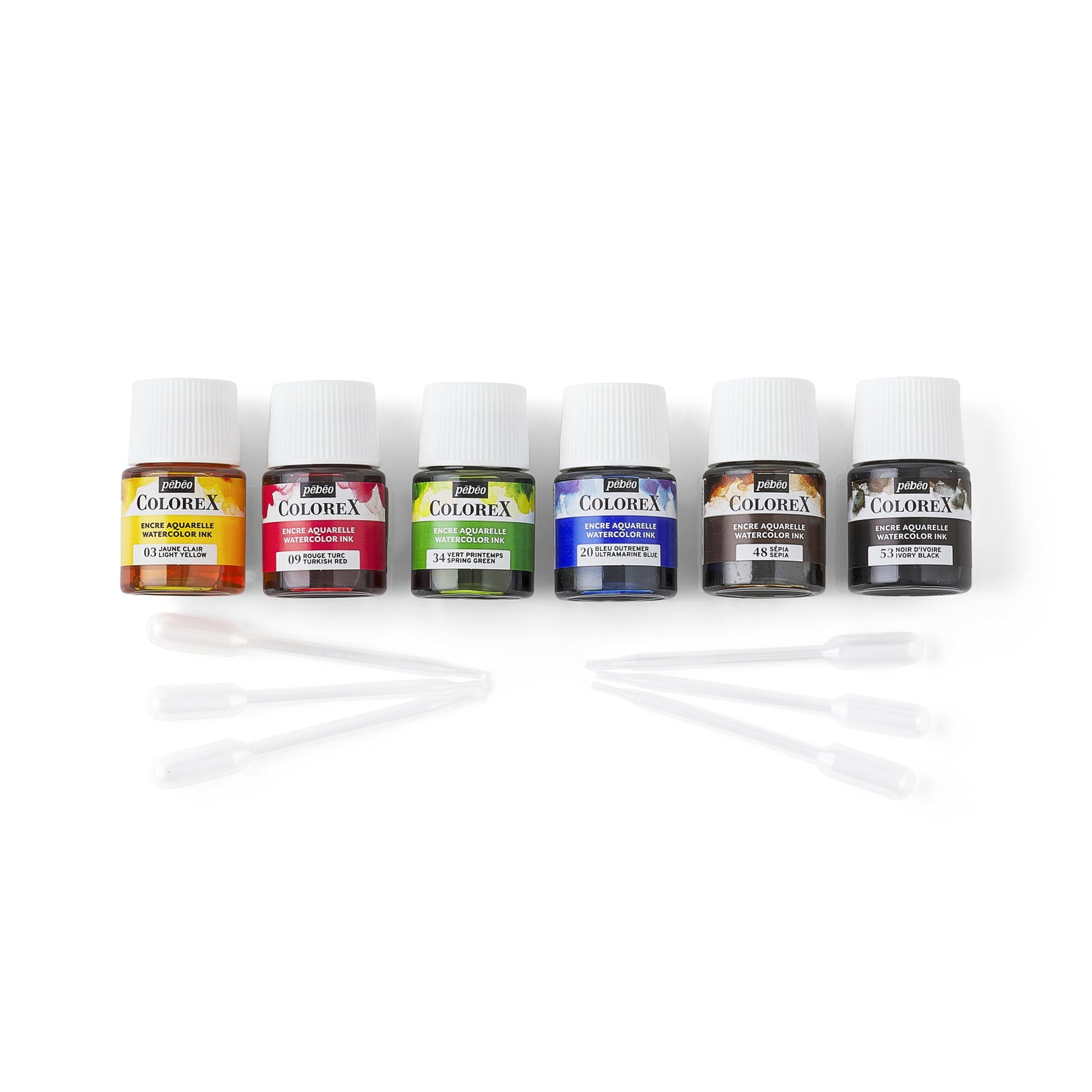 Pebeo Colorex sada akvarelových farieb 6 x 20 ml
