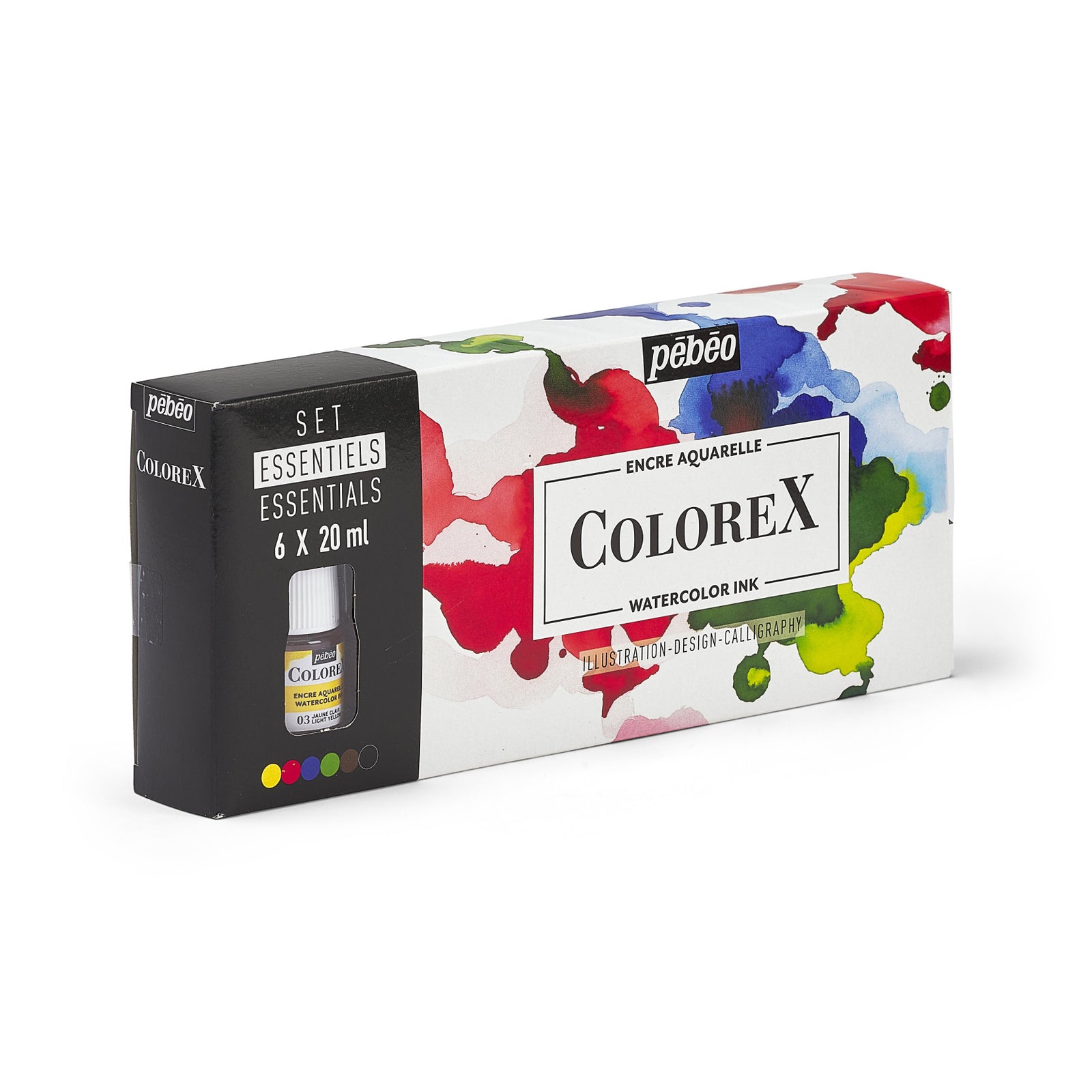 Pebeo Colorex sada akvarelových farieb 6 x 20 ml