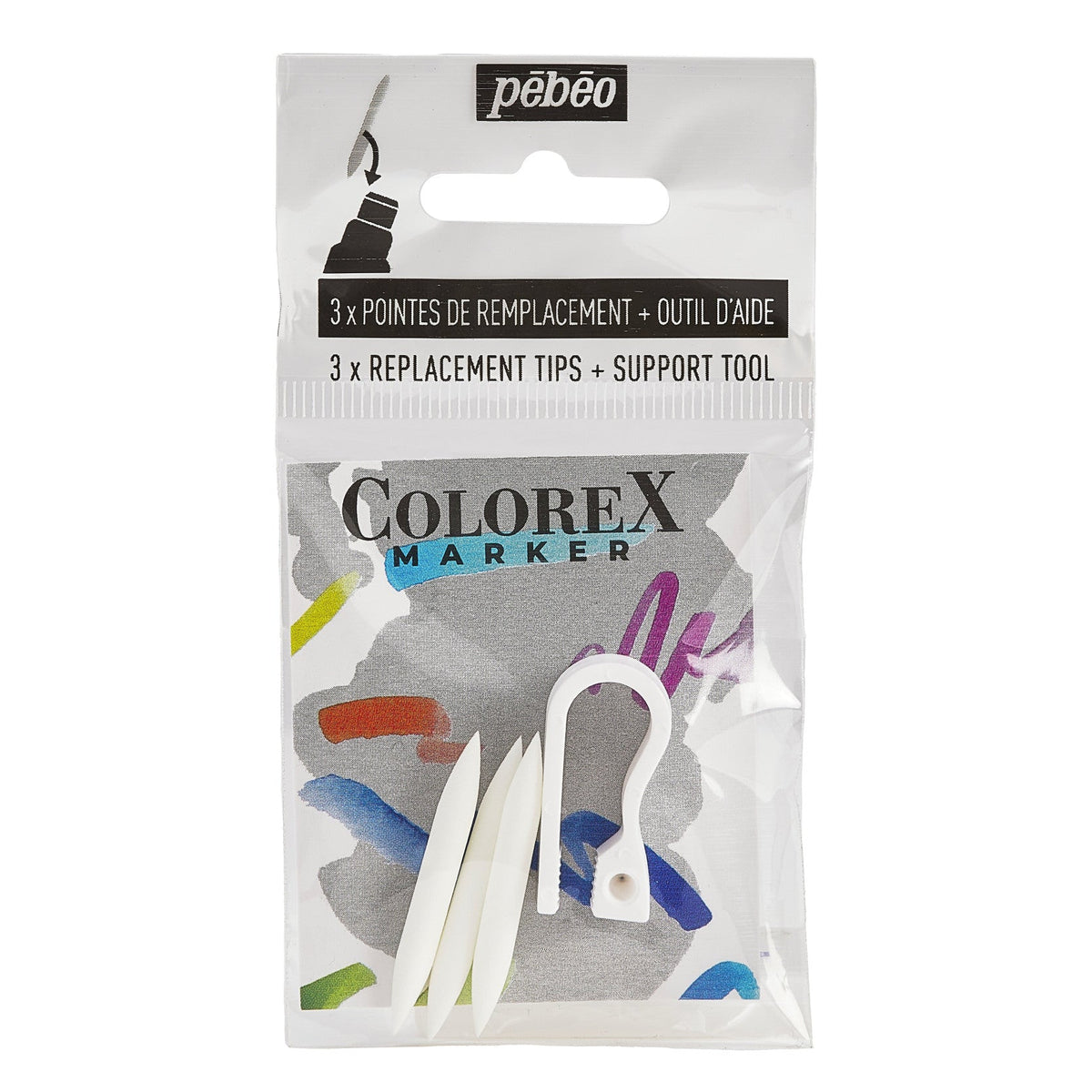 Pebeo Colorex sada náhradných hrotov do fixiek 1 mm – 3 ks