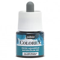 Pebeo Colorex tekutý akvarel 45 ml – Fľašková zelená