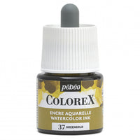 Pebeo Colorex tekutý akvarel 45 ml – Zlatozelená