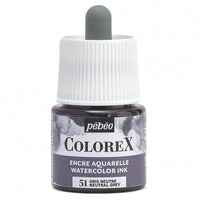 Pebeo Colorex tekutý akvarel 45 ml – Neutrálna sivá