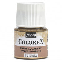Pebeo Colorex tekutý akvarel 45 ml – Bledé zlato