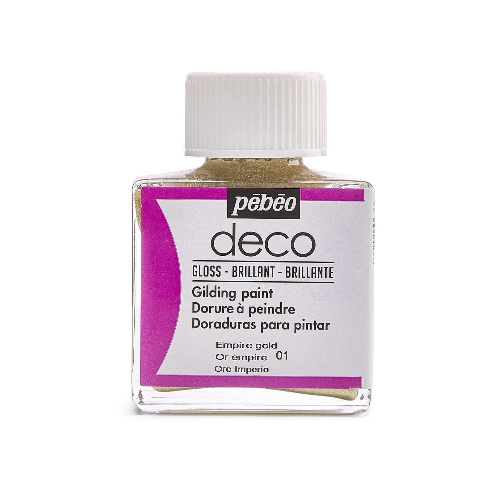 Dekoratívna akrylová farba Pebeo Deco lesklá 75 ml - zlatá