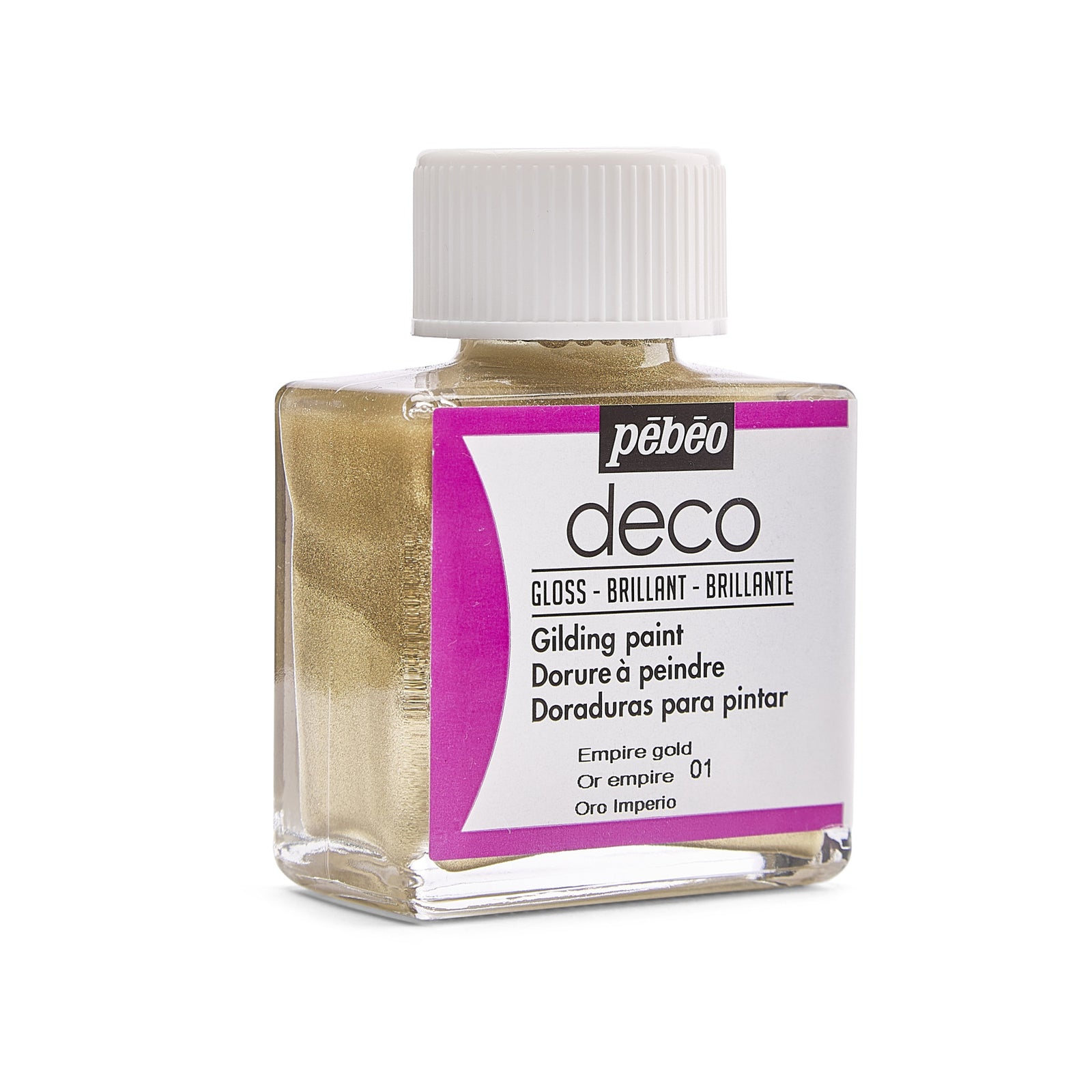 Dekoratívna akrylová farba Pebeo Deco lesklá 75 ml - zlatá