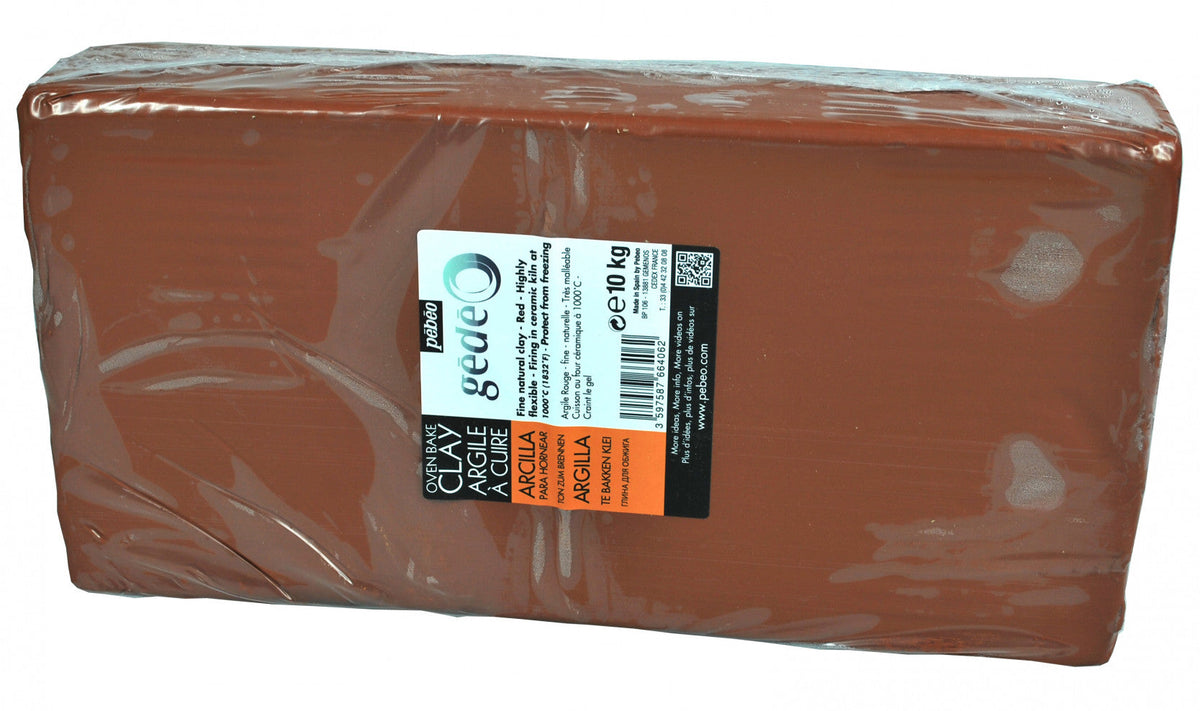 Pebeo Gédéo hrnčiarska hlina 5 kg červená – 10 kg červená