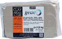 Pebeo Gédéo hrnčiarska hlina 5 kg červená – 1500 g biela