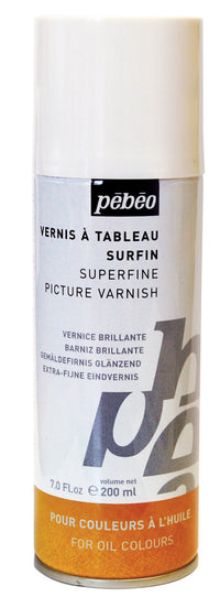 Pebeo lesklý lak na olejomaľby v spreji 200 ml