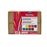 Pebeo Marbling sada mramorovacích farieb 10 x 45 ml