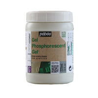 Pebeo Origin fosforeskujúci akrylový gél 225 ml – zelený