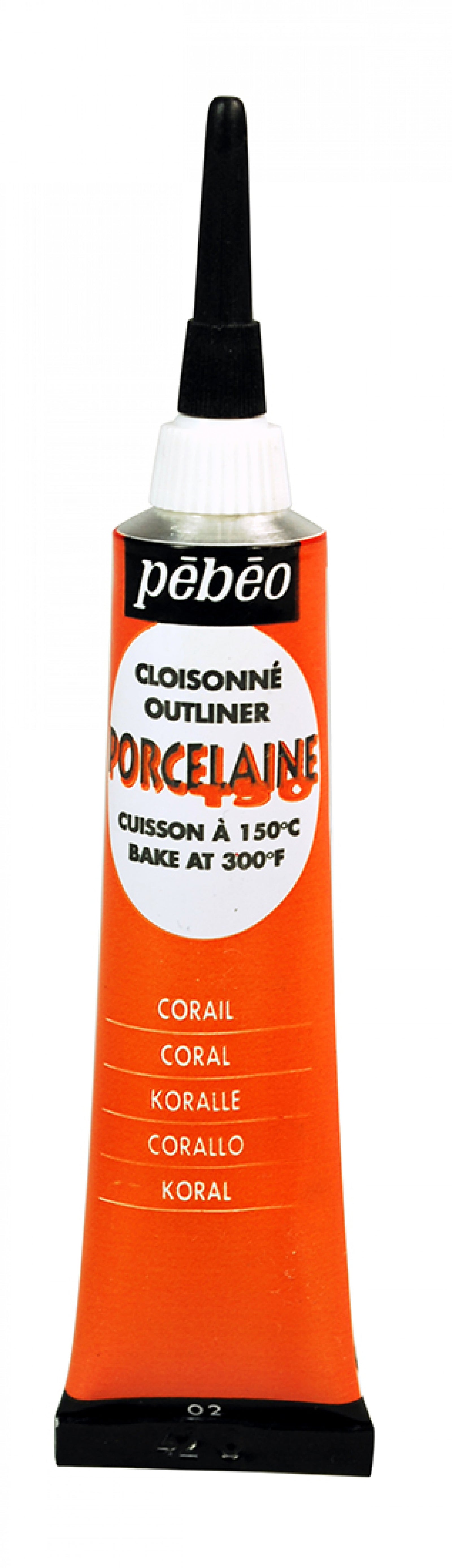 Pebeo Porcelaine 150 reliéfna kontúra na porcelán 20 ml