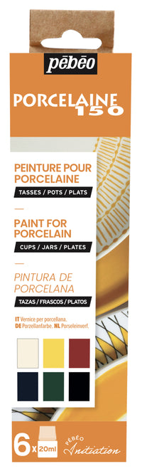 PEBEO Porcelaine 150 sada farieb na porcelán 6 x 20 ml