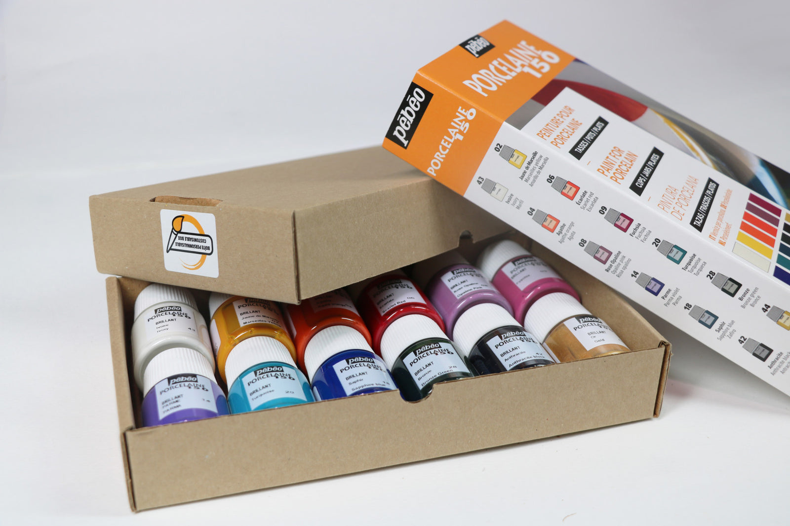 Pebeo Porcelaine 150 sada farieb na porcelán 12 x 20 ml Exploration 1