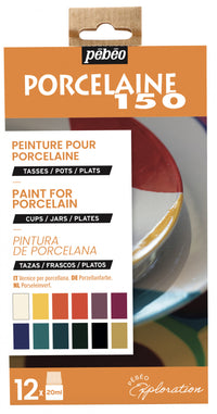 Pebeo Porcelaine 150 sada farieb na porcelán 12 x 20 ml Exploration 1