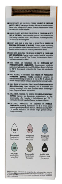 Pebeo Porcelaine 150 sada farieb na porcelán Chalk 6 x 20 ml