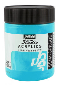 Pebeo Studio akrylová farba 500 ml – Dúhová modrozelená