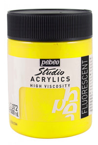 Pebeo Studio akrylová farba 500 ml – Fluorescenčná žltá