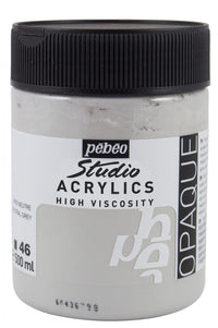 Pebeo Studio akrylová farba 500 ml – Neutrálna sivá