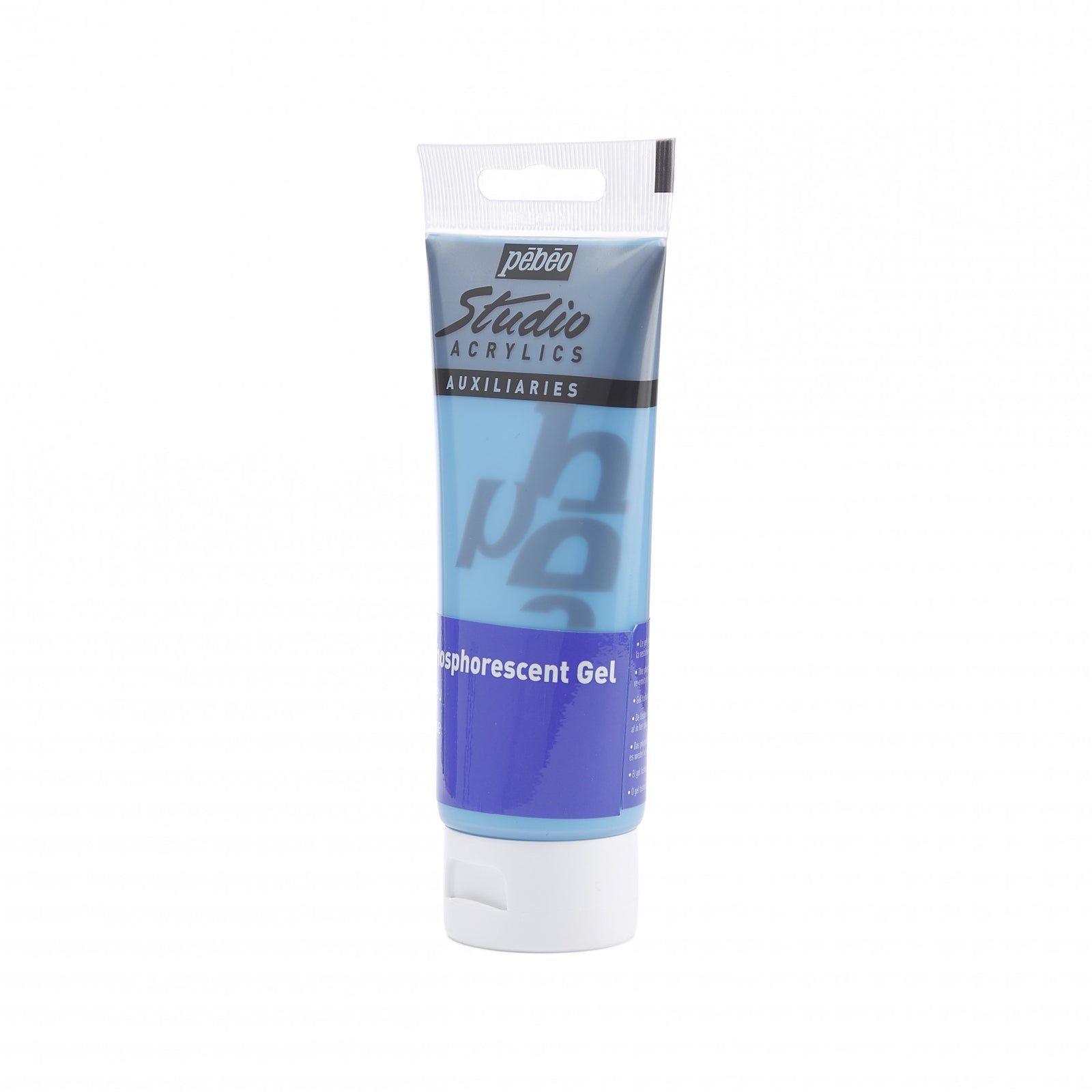 Pebeo Studio akrylový gél 100 ml Phosphorescent Blue