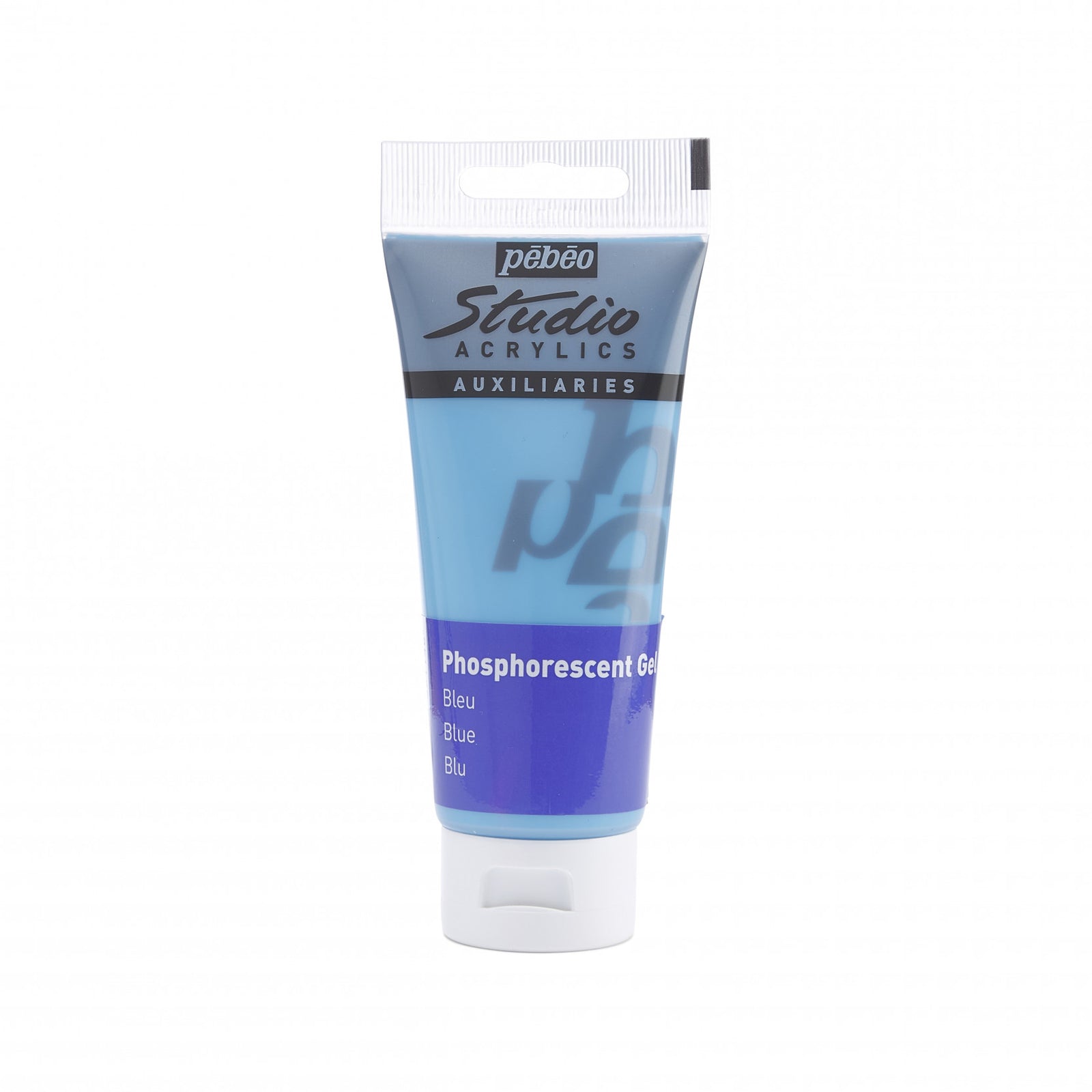 Pebeo Studio akrylový gél 100 ml Phosphorescent Blue