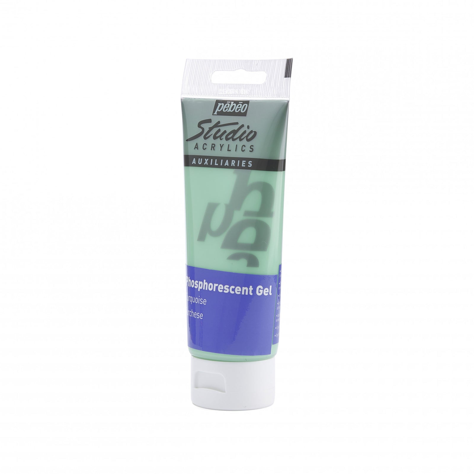 Pebeo Studio akrylový gél 100 ml Phosphorescent Turquoise