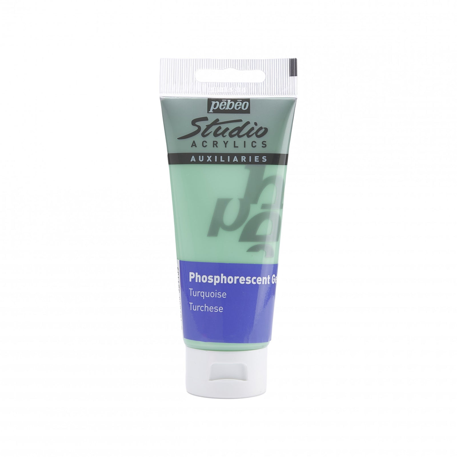 Pebeo Studio akrylový gél 100 ml Phosphorescent Turquoise