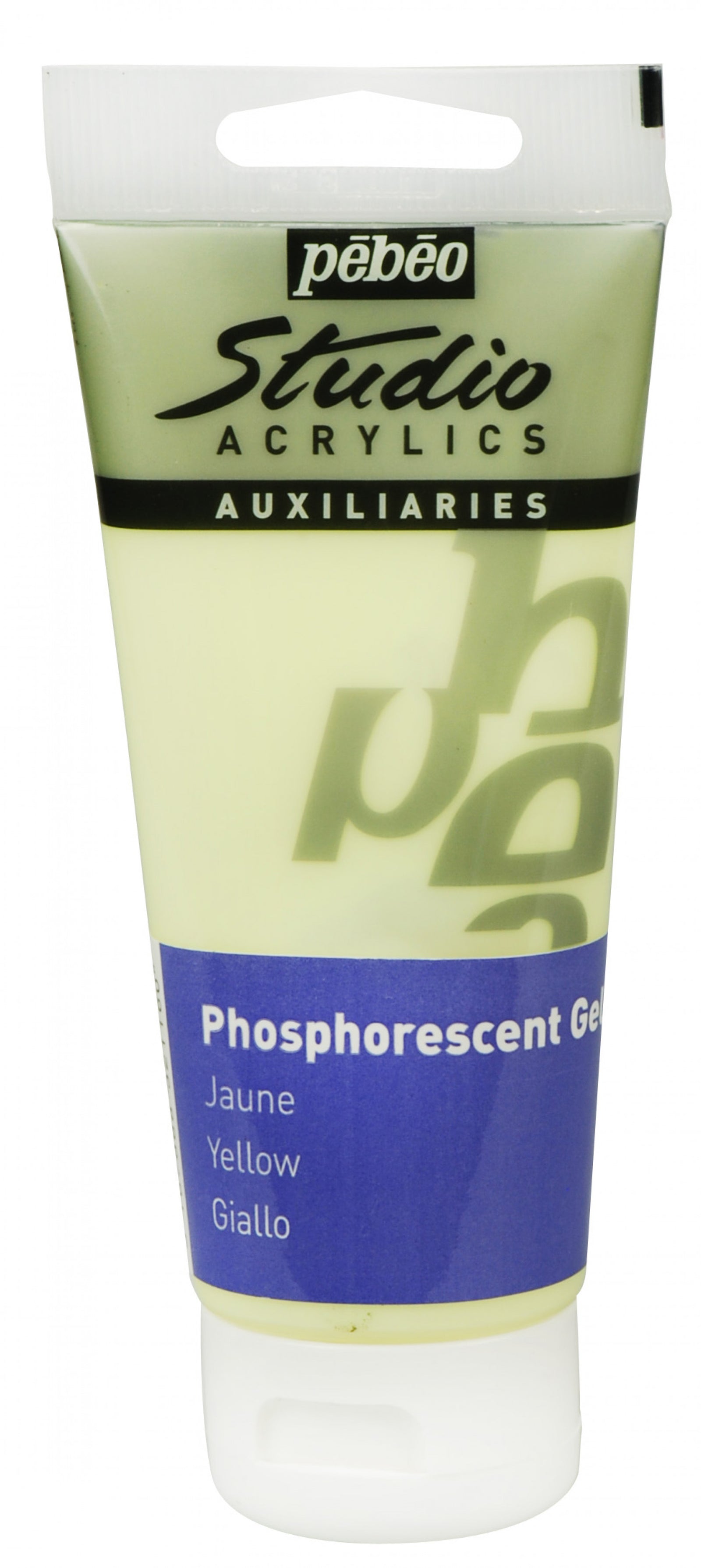 Pebeo Studio akrylový gél 100 ml Phosphorescent Yellow