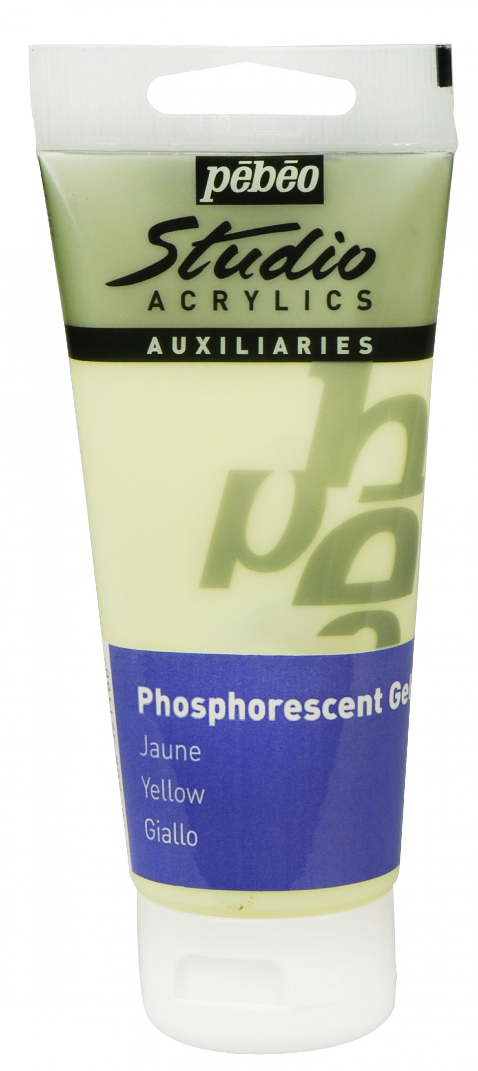 Pebeo Studio akrylový gél 100 ml Phosphorescent Yellow