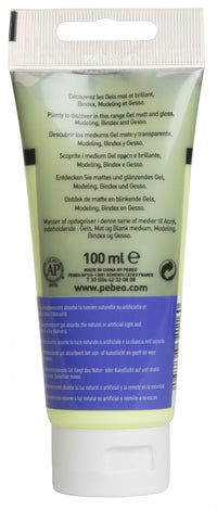Pebeo Studio akrylový gél 100 ml Phosphorescent Yellow