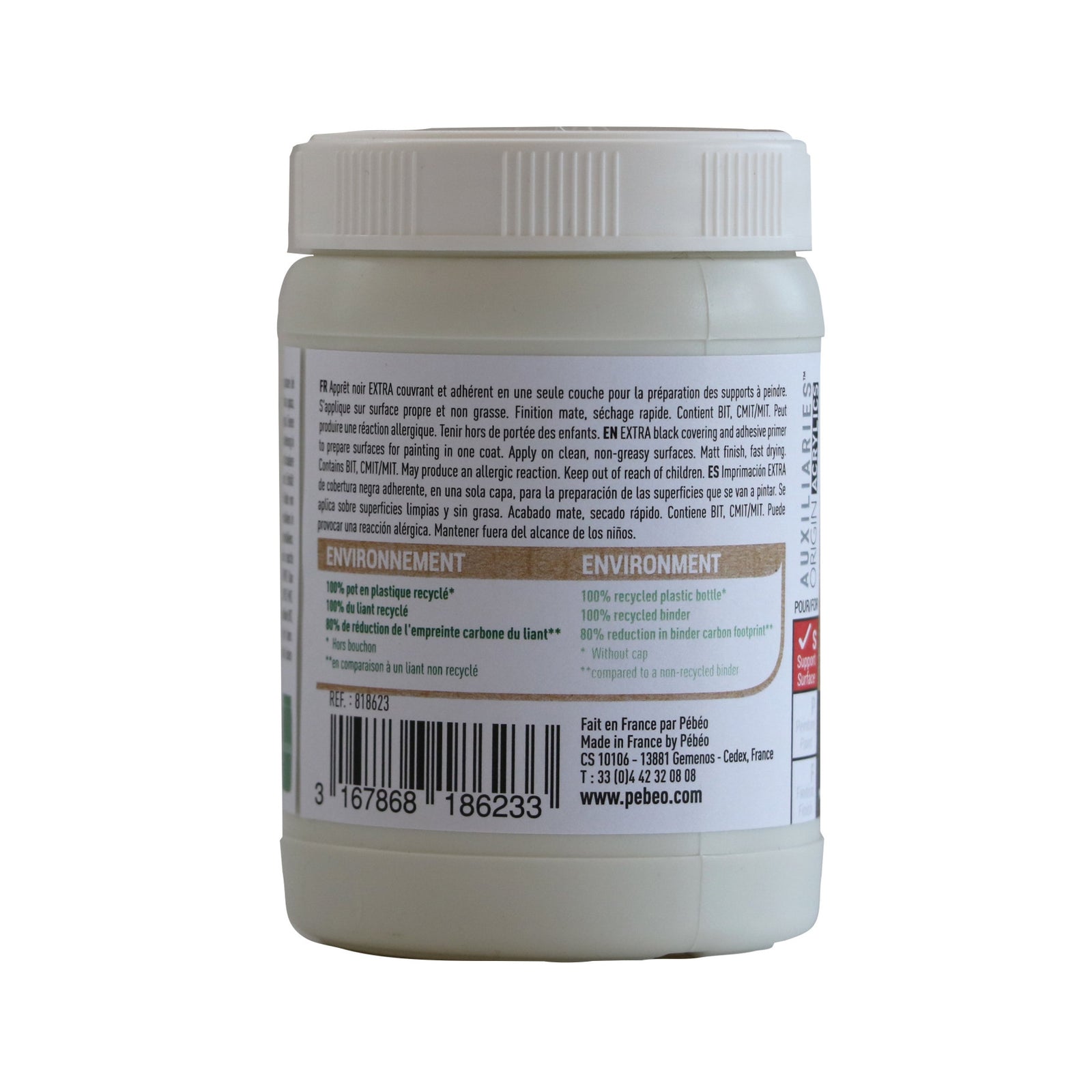 Pebeo Studio čierny šeps 225 ml