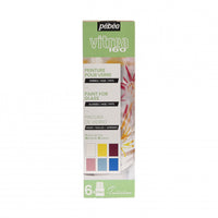 Pebeo Vitrea 160 sada farieb na sklo 6 x 20 ml