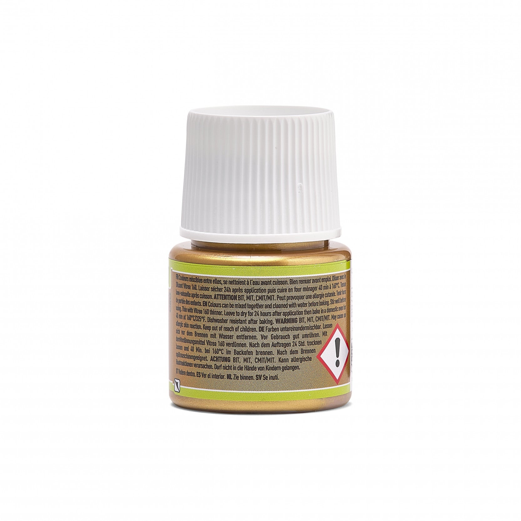 Vitrážna farba na sklo Pebeo Vitrea 160 – 45 ml, Shimmer Gold