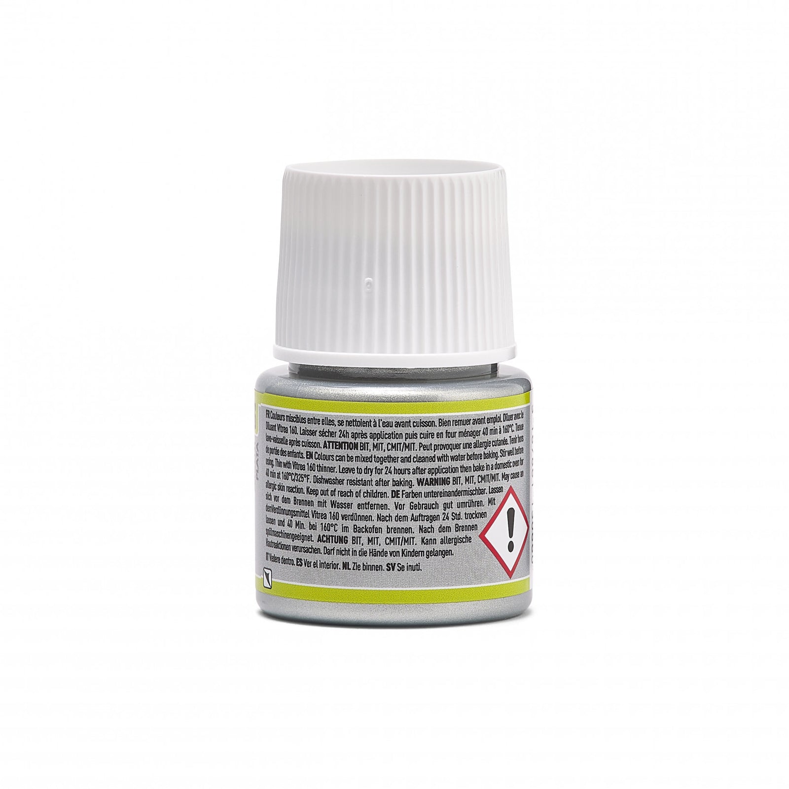 Pebeo Vitrea 160 vitrážová farba na sklo 45 ml Shimmer Silver