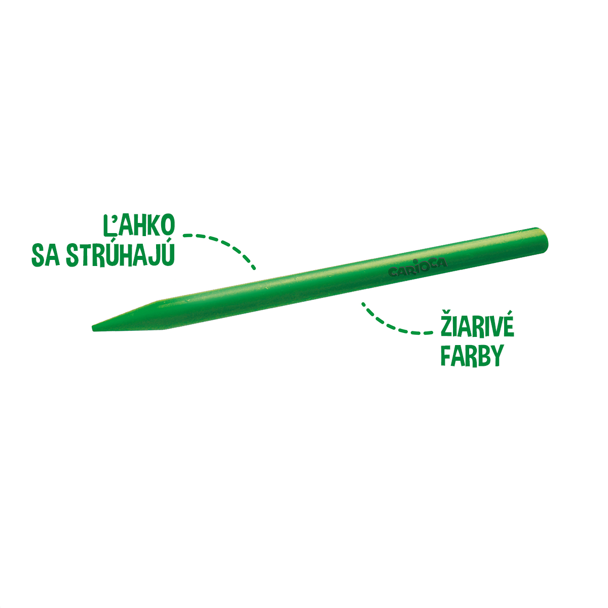 Plastové voskovky Carioca Plastello - 12 ks
