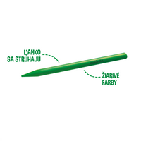 Plastové voskovky Carioca Plastello - 12 ks