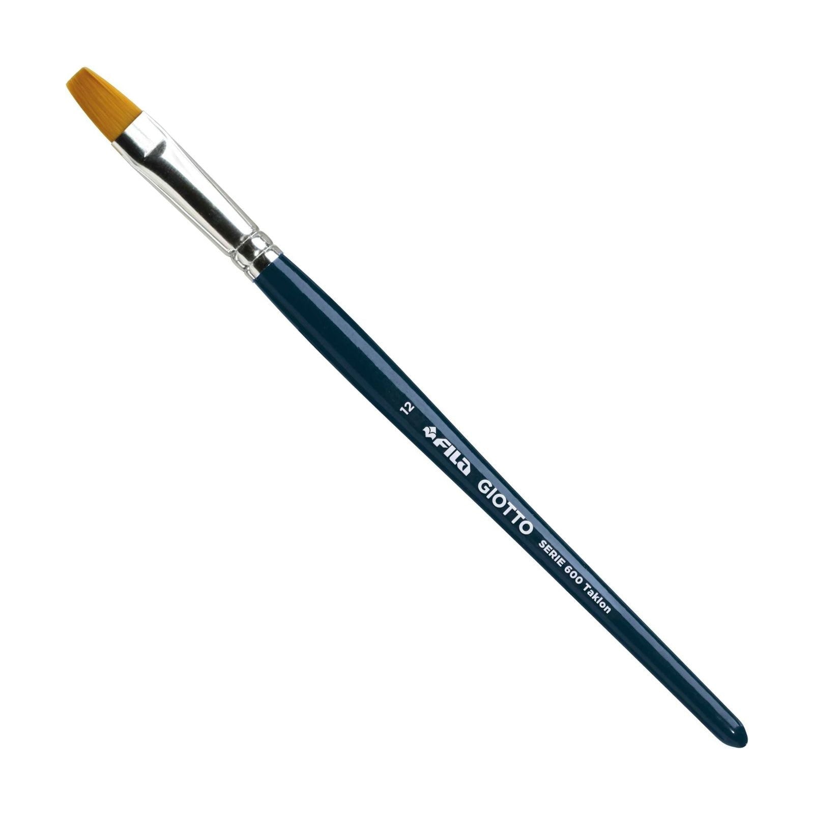 Plochý syntetický štetec GIOTTO Séria 600 Taklon