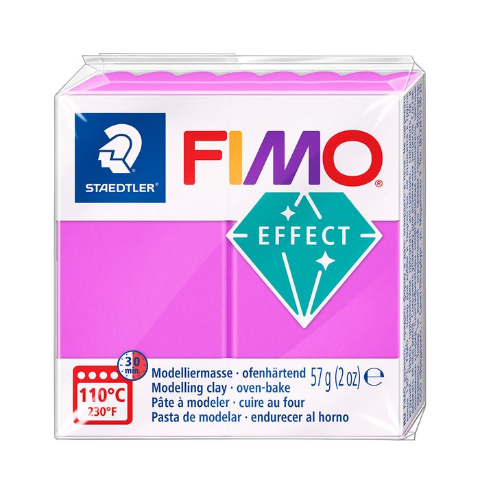Polymérová hmota FIMO Effect 57 g – Neónová fialová