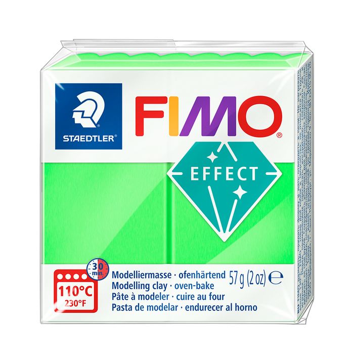 Polymérová hmota FIMO Effect 57 g – Neónová zelená