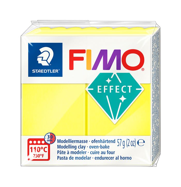 Polymérová hmota FIMO Effect 57 g – Neónová žltá