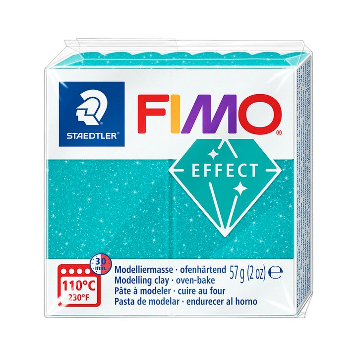 Polymérová hmota FIMO Effect 57 g – Tyrkysová galaxia
