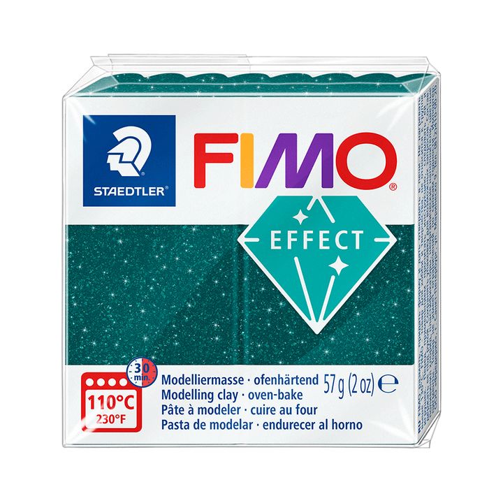 Polymérová hmota FIMO Effect 57 g – Zelená galaxia