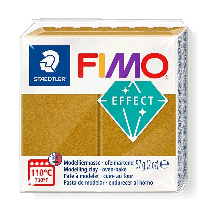 Polymérová hmota FIMO Effect 57 g – Zlatá metalíza